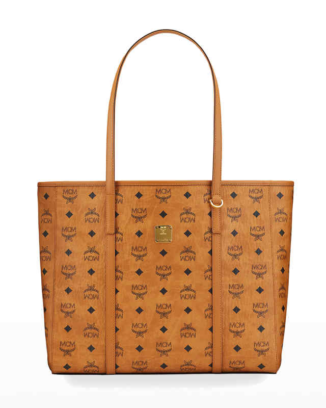 Toni Visetos Logo East-West Tote Bag